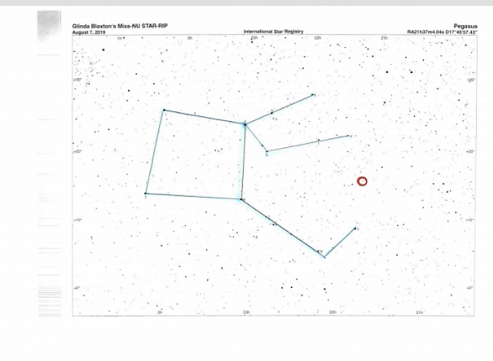 My mom's star